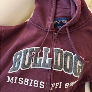 Jansport Maroon Bulldogs Mississippi State Zip Hoodie